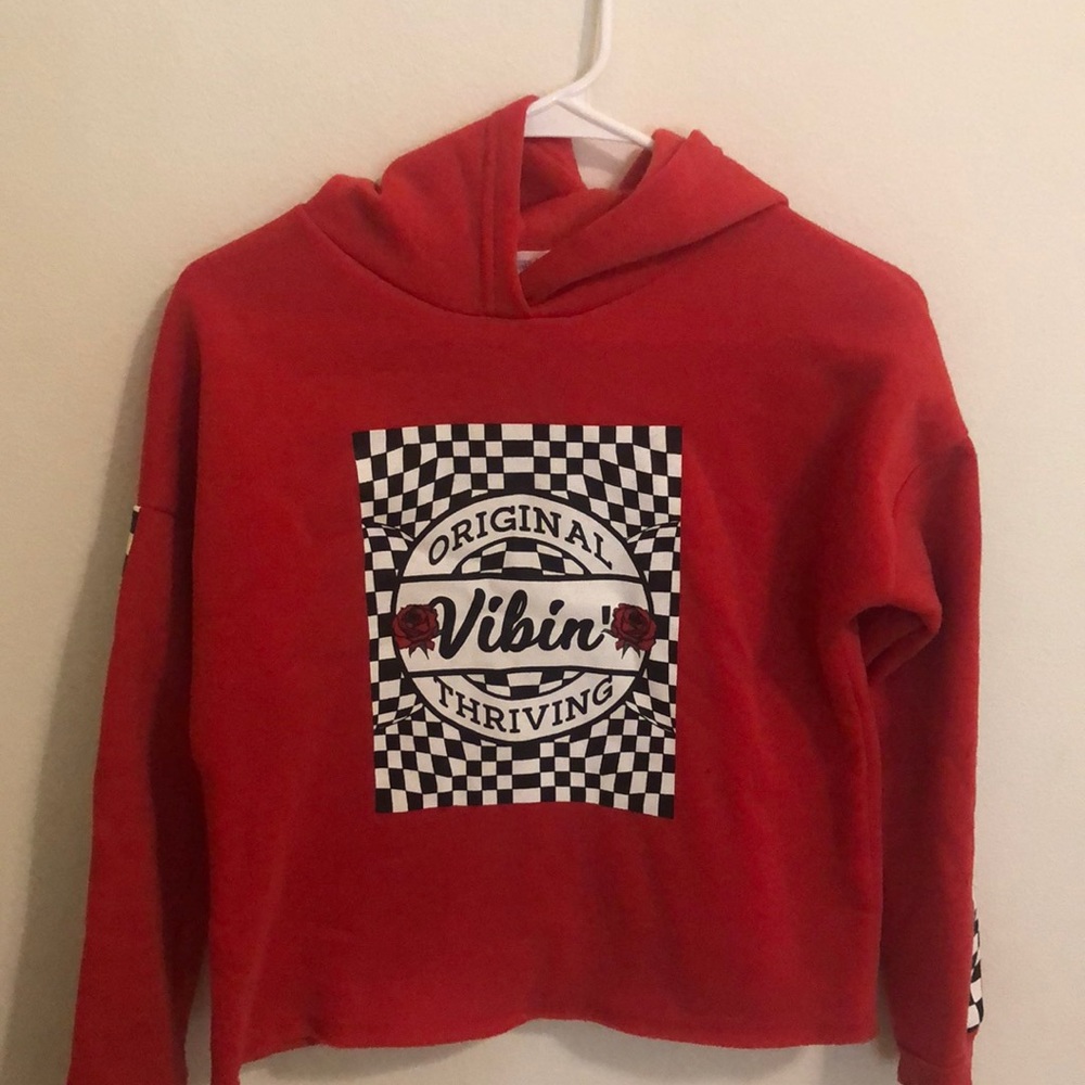 Red hoodie